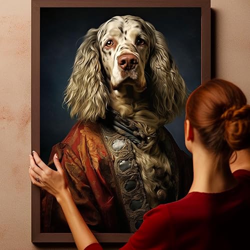 Miniatura 230 de Thuan Chow Chow Retrato de mascota con disfraz real de perro en un disfraz retrato de perro con vestimenta Retrato medieval de mascota retrato