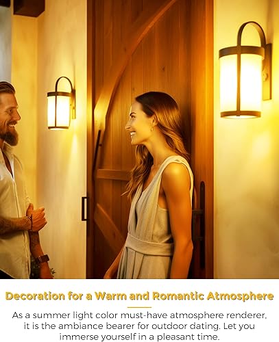 Miniatura 3 de BR30 Bombillas LED amarillas para exteriores, equivalente a 65 W, bombilla amarilla ámbar de 11 W, luces LED de inundación que no atraen insectos,