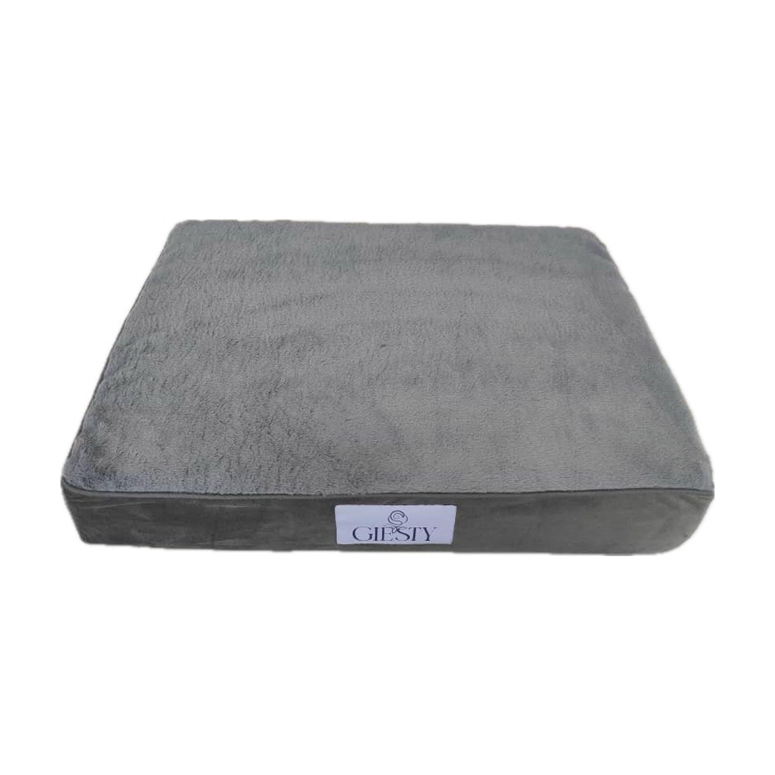 Giesty XXLarge Dog Bed, Orthopedic Dog Mattress with Removable Washable Cover, XXL Egg Crate Foam Pet Bed Mat, Grey, Suitable for Dogs Up to 99 Ibs, (50"*35,8"*7,9").