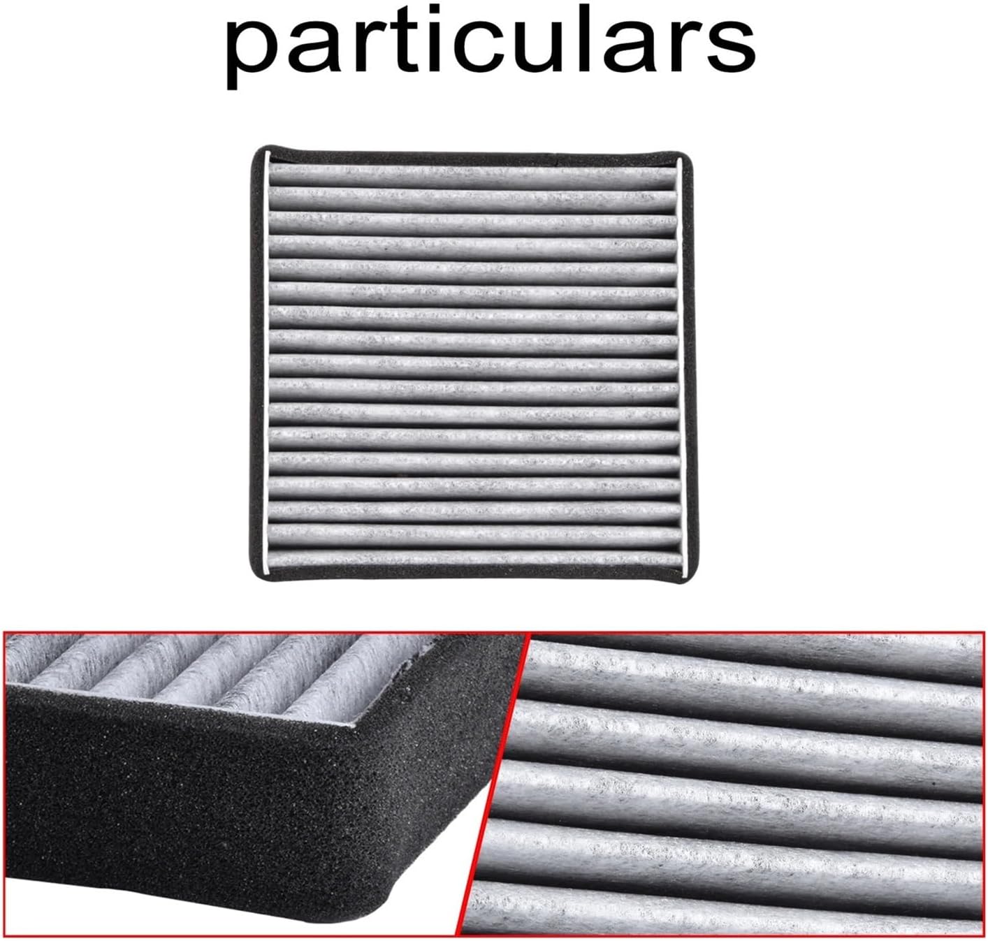 Compatible with Suzuki Jimny JB64 JB74 2019-2021 Car Air Filter Air Conditioning Filter Particles(Air Filter)