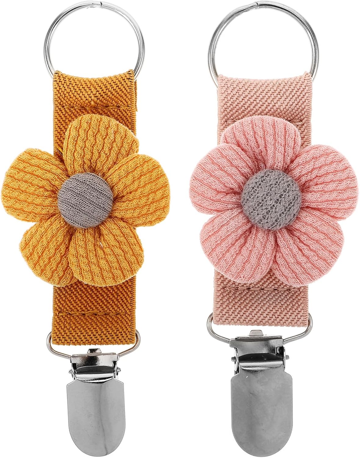 2pcs Travel Hat Clip Floral Bag Accessory for Luggage and Caps