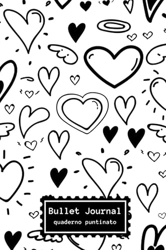 Quaderno puntinato: Bullet Journal | A5 | Dot Grid Journal | Lettering | Calligrafia | Prendere appunti | Taccuino con pagine puntinate | libro con 120 pagine numerate | notebook and planner