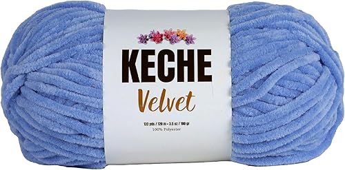 Vista 56 de Hilo de terciopelo Keche para crochet, suave chenilla voluminosa para bebé, manta Amigurumi, 100 gr (121 m) - Turquesa