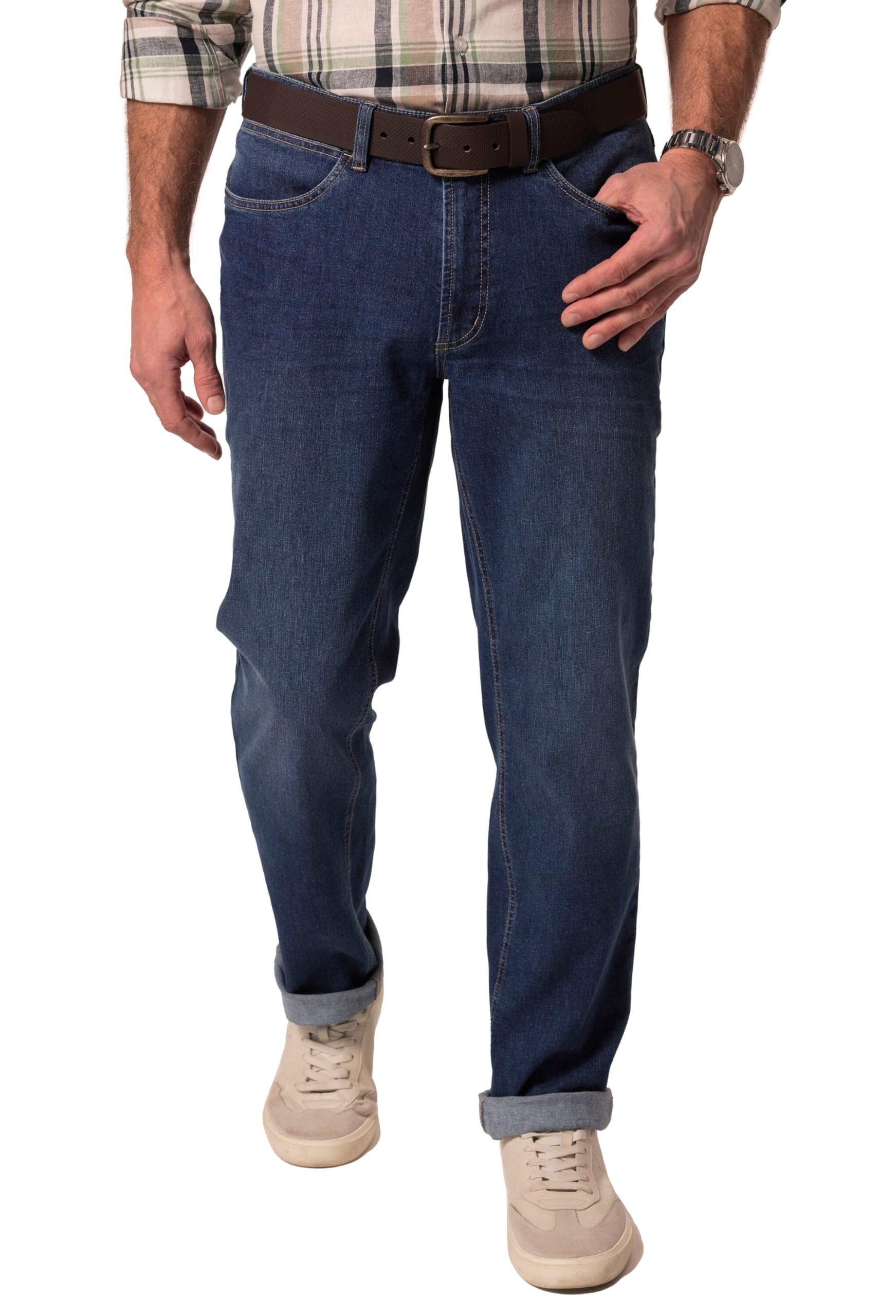 Boston Park Herren große Größen Übergrößen Menswear L-8XL Jeans FLEXLASTIC®, Bauchfit, Regular Fit, 5-Pocket 839826