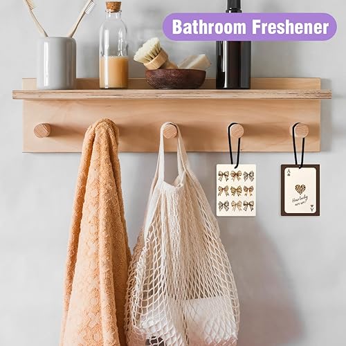 Miniatura 6 de Preppy Funky - Ambientador de coche con lazo de guepardo para colgar 3 piezas, ambientador de aire con lazo de coqueta de leopardo para autos,