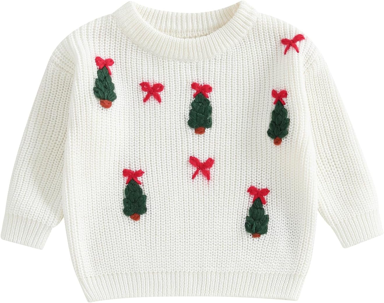 Amnnchya Baby Girl Boy Sweater Toddler Infant Newborn St Patricks Day Outfit Shamrock Knit Oversized Crewneck Pullover