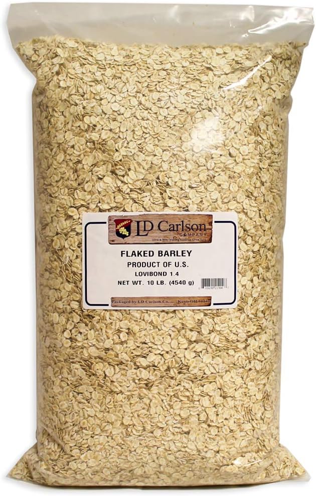 LD Carlson Flaked Barley 10 lb, Tan