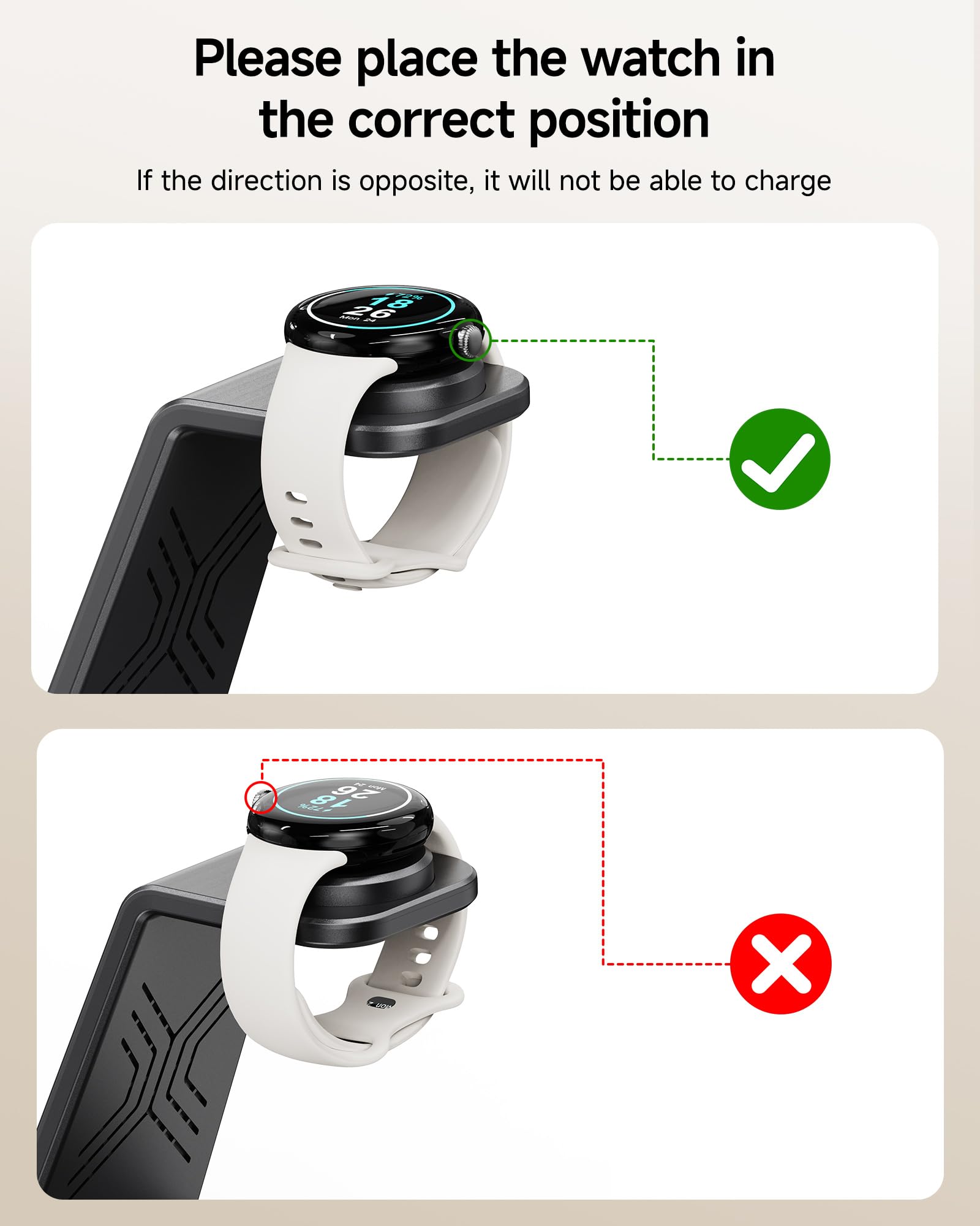 SwanScout Bezprzewodowa Ładowarka do Pixel Watch 3/2/Fitbit Versa 4, Stacja Ładująca 3 w 1 do Google Pixel 10a/10 Pro/10 Pro XL/10/9a/8/7/6, Wireless Charger for Pixel Buds (Not for Pixel Watch 4/1)