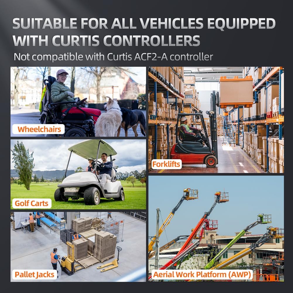 1313-4331 Handheld Programmer, 1313 OEM Level Handset Controller Programmer Universal Diagnostic & Programming Tool Compatible with 1313-4431, 1313-4401 for Forklifts, Golf Carts, Pallet Jacks, AWP