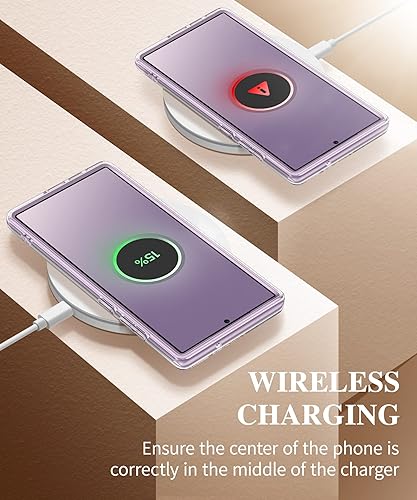 Miniatura 7 de GVIEWIN Funda para Samsung Galaxy S23 Ultra 5G de 6.8 pulgadas, cubierta de lente de cámara grado militar a prueba de golpes, sin protector de