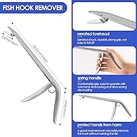 Vista 4 de mouhike Kit de herramientas de pesca, alicates de pesca, pinza de labios de pescado, removedor de anzuelos de pesca, báscula digital de pesca