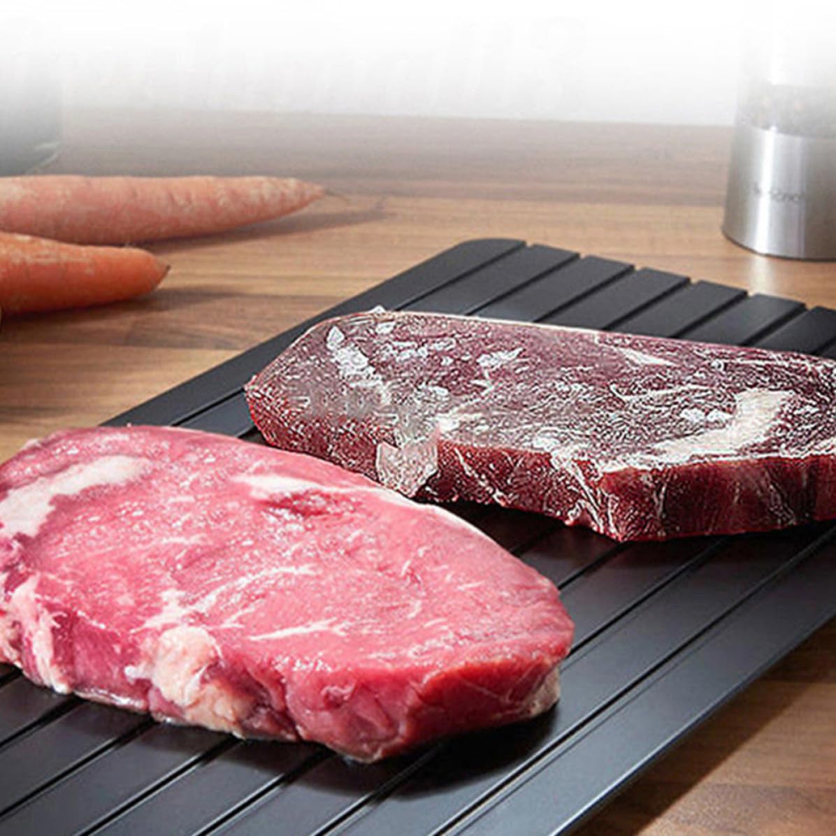 Vassoi per Scongelamento Rapido Risparmiano di Cottura Set 3 in Lega di Alluminio Utensili da Cucina per e Piccoli Alimenti per Quotidiano