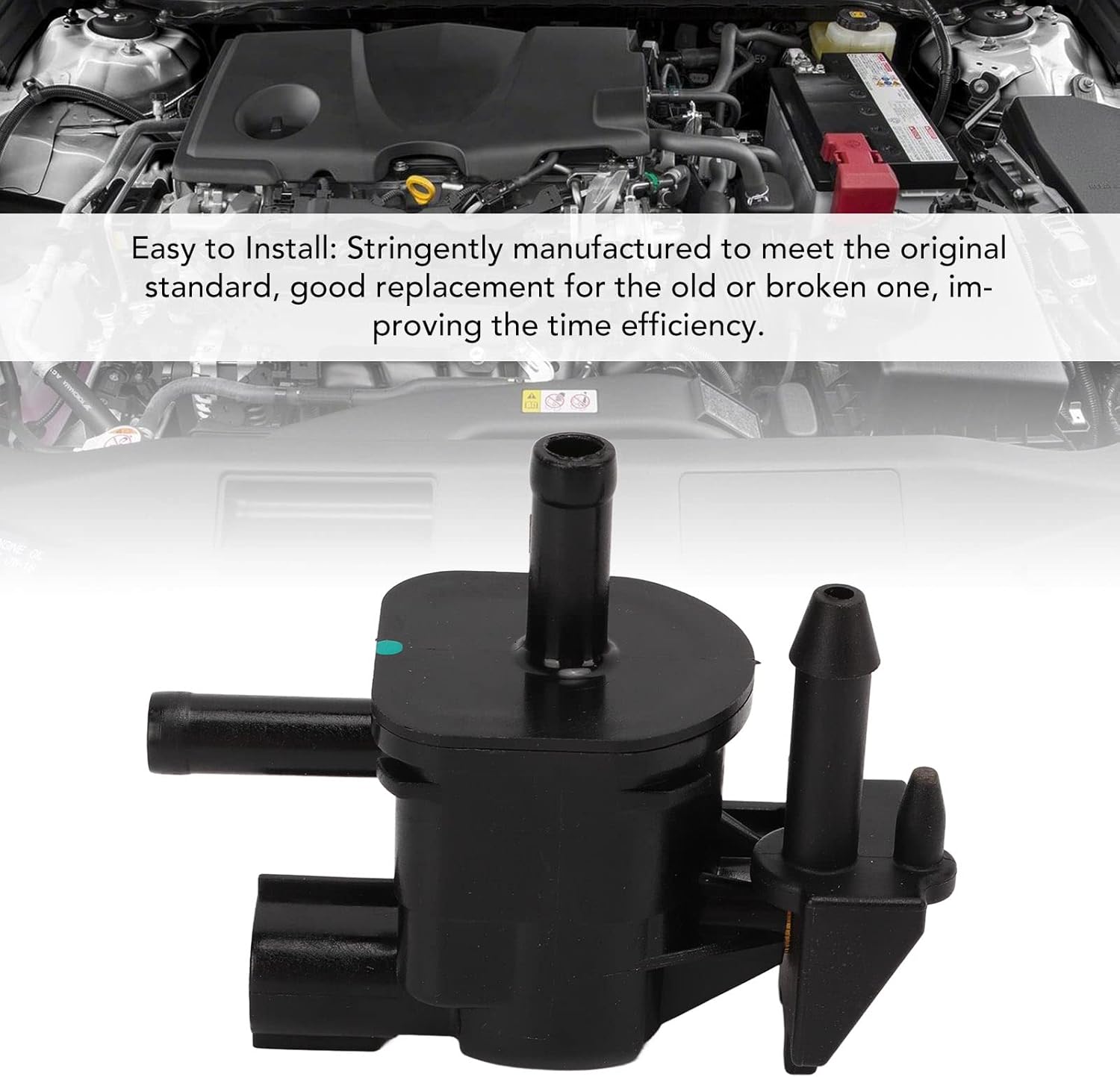 Keenso Vapor Canister, Vacuum Valve, Vapor Canister Purge Solenoid 911-490 for 2.5L 2010-2017 Replacement Maintenance