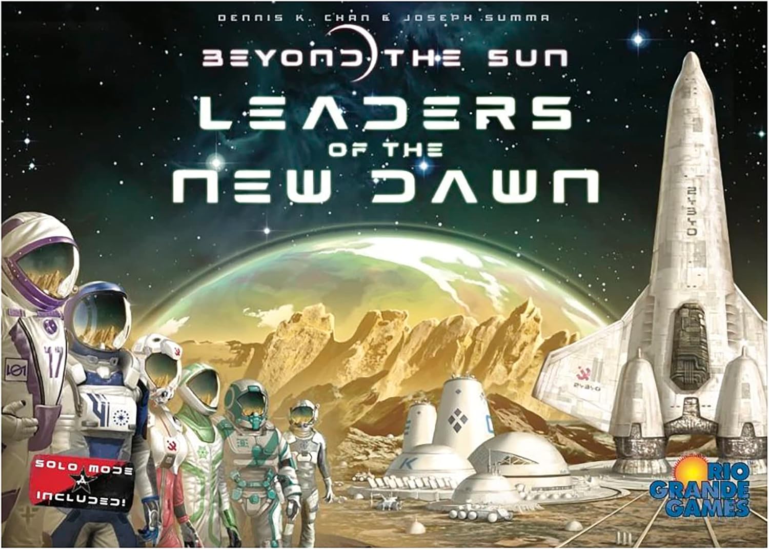 Rio Grande Games Beyond The Sun Leaders of The New Dawn - Space Civilization Board Game Expansion, 1-4 Players, Ages 14+