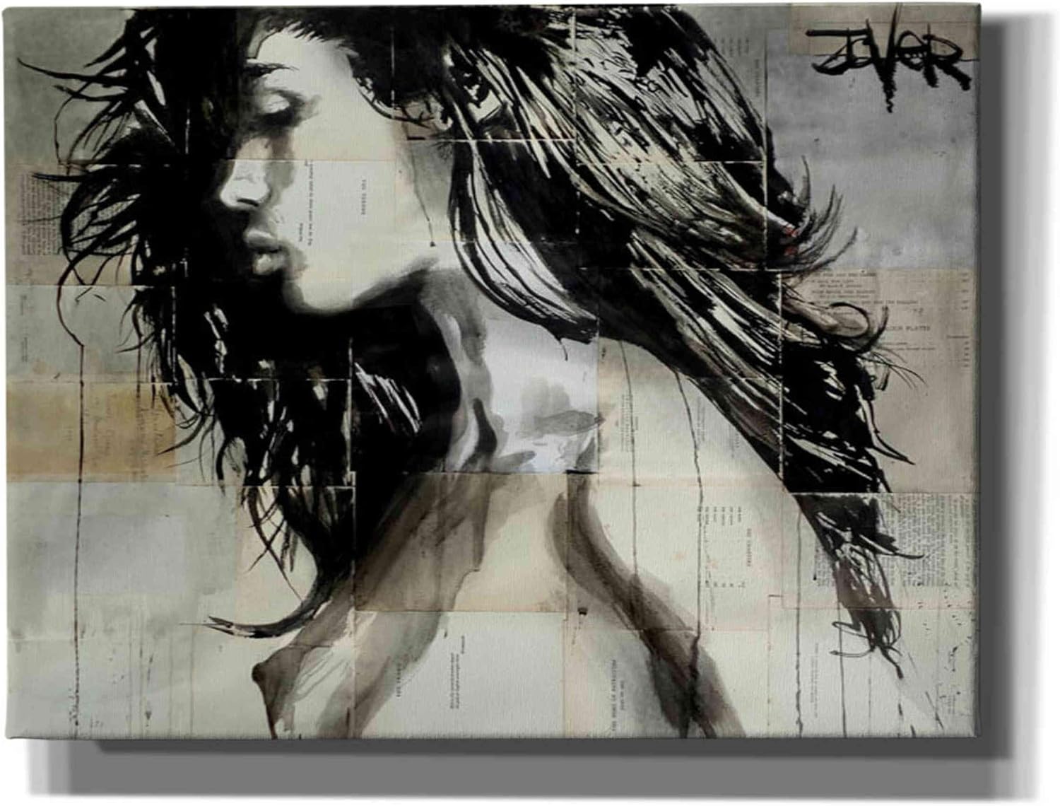 Epic Graffiti 'Colombia' by Loui Jover, Canvas Wall Art, 16"x12"