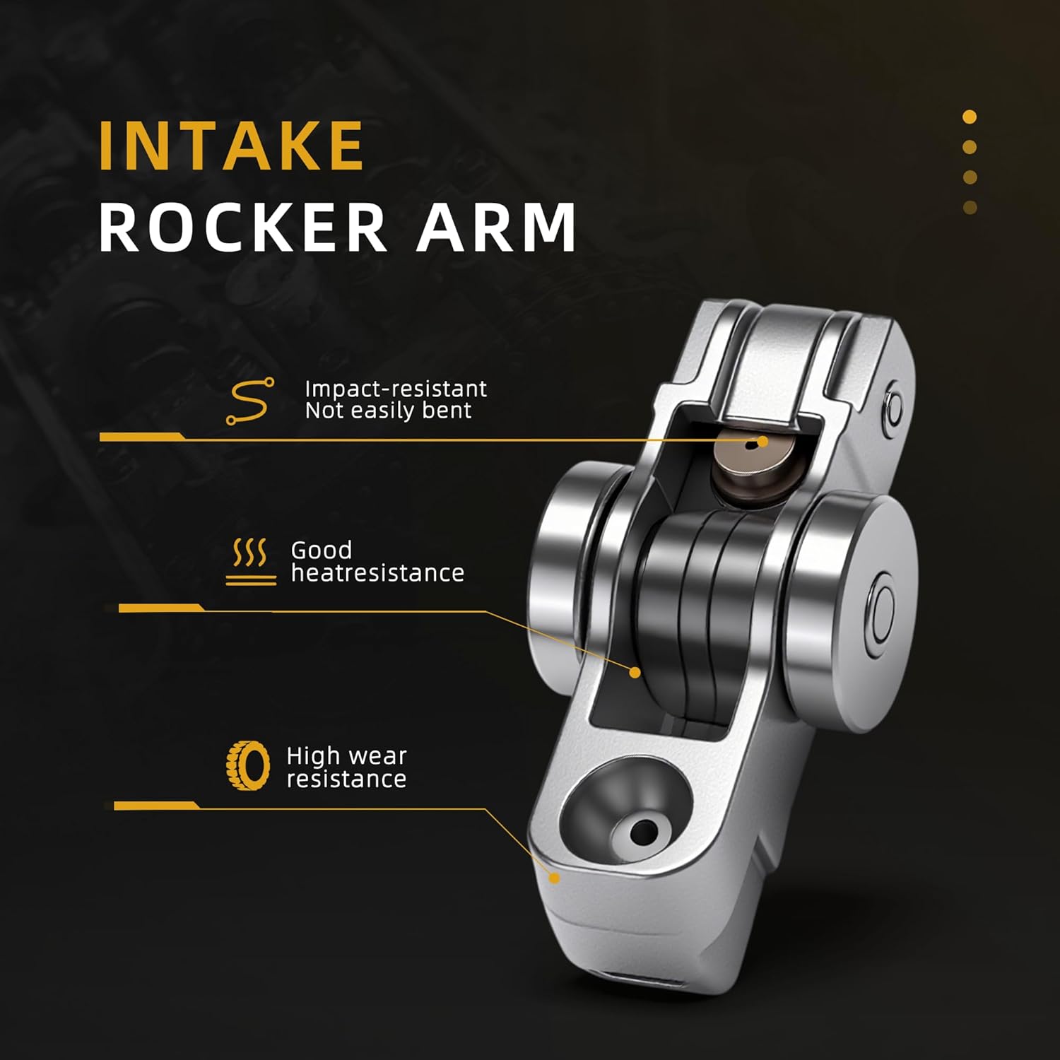 Intake Lifter&Rocker Arm,for Jeep Grand Cherokee 16-23,for Wrangler 18-24,for Durango 16-23,for Pacifica 17-23,for Voyager -23,for Ram 1500 19-23,for ProMaster 22-23,3.6L, 5047979AA(24pcs)