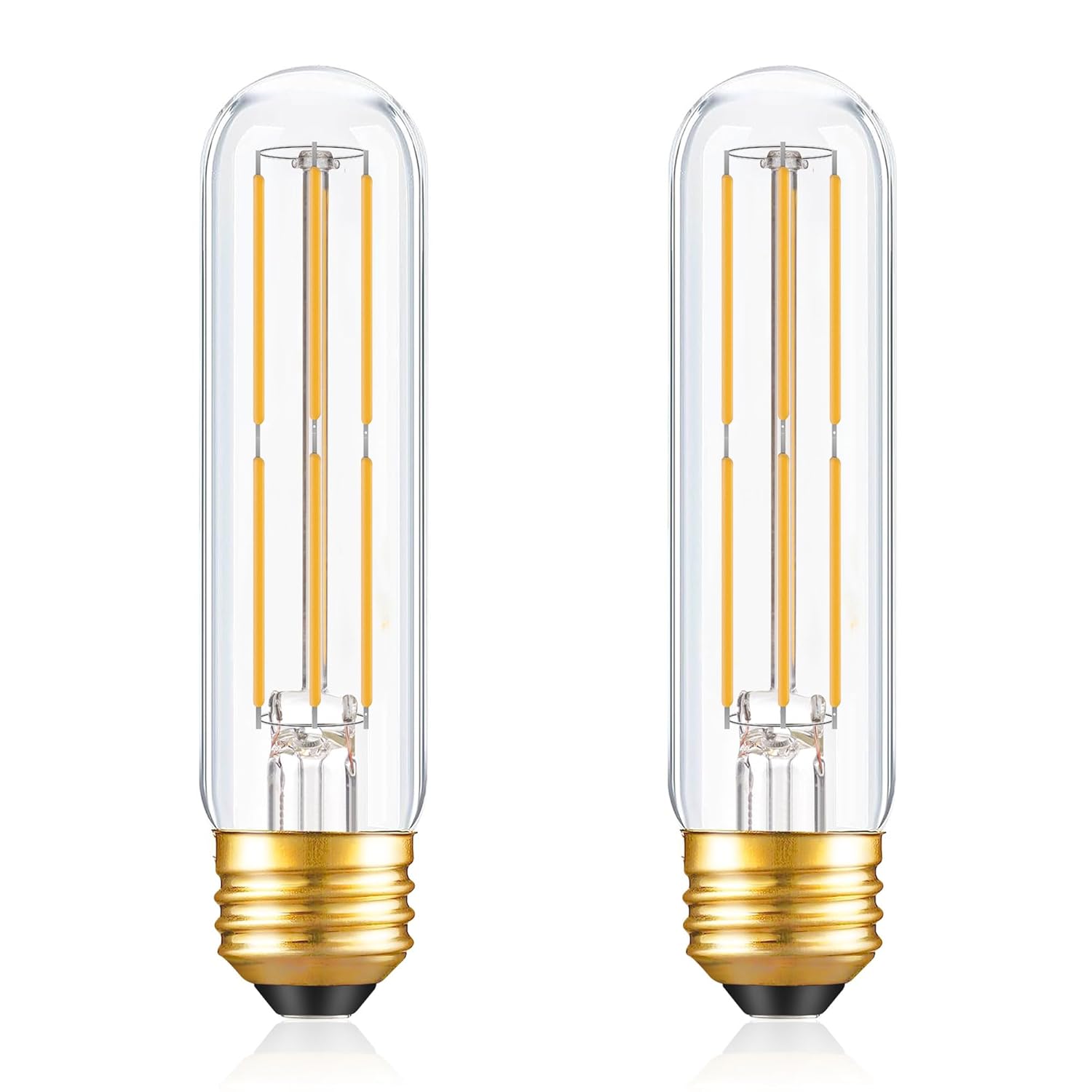 Dimmable E26 T10 LED Bulb Tube Light Bulbs 6W 60W Equivalent Tubular Light Bulb Type T Long Thin