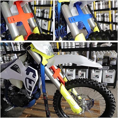 Miniatura 4 de Soporte universal de suspensión, protección de horquilla, herramienta de transporte, amarre, sello, accesorios de plástico, para moto de cross