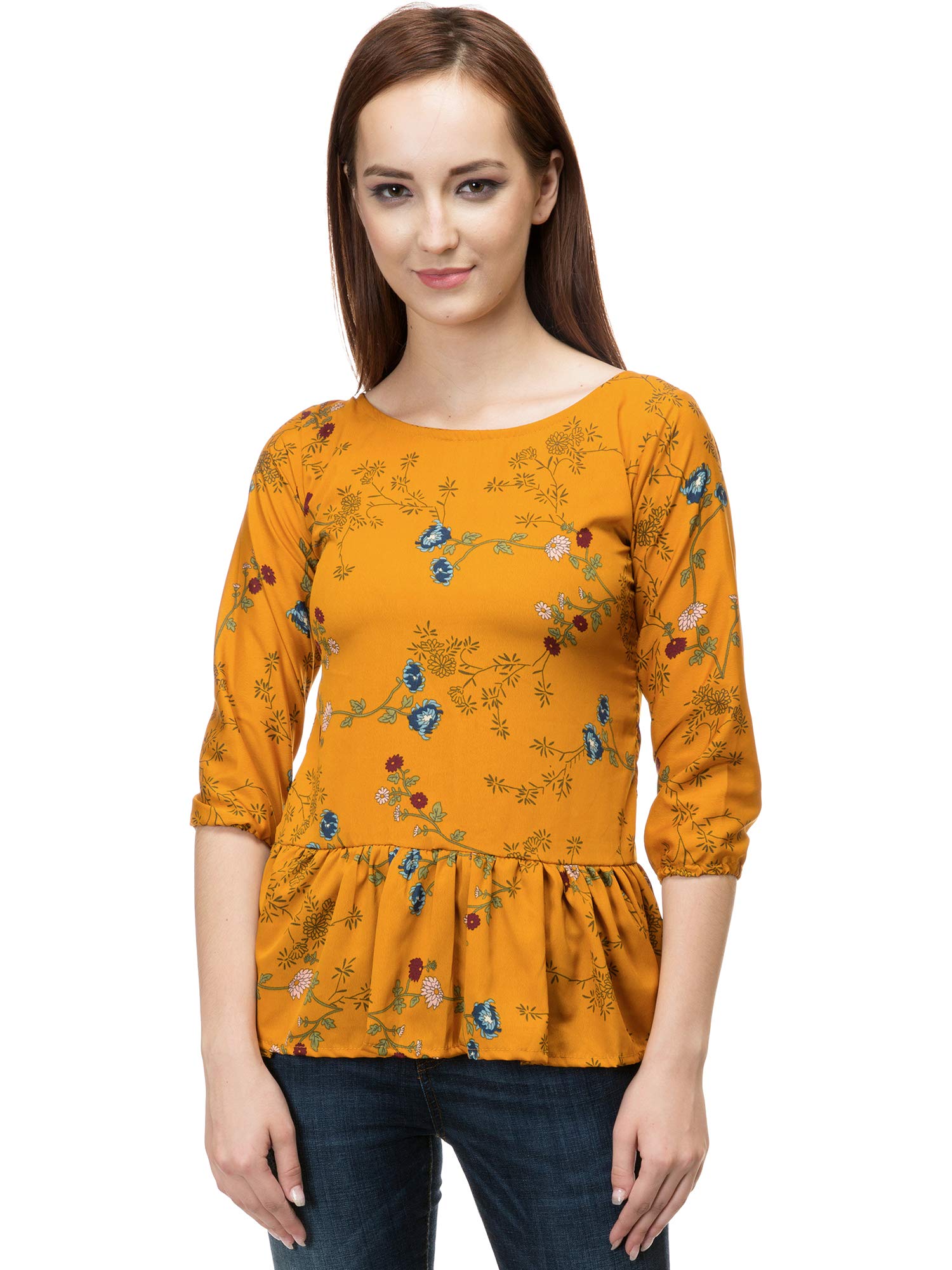 women polycrepe top