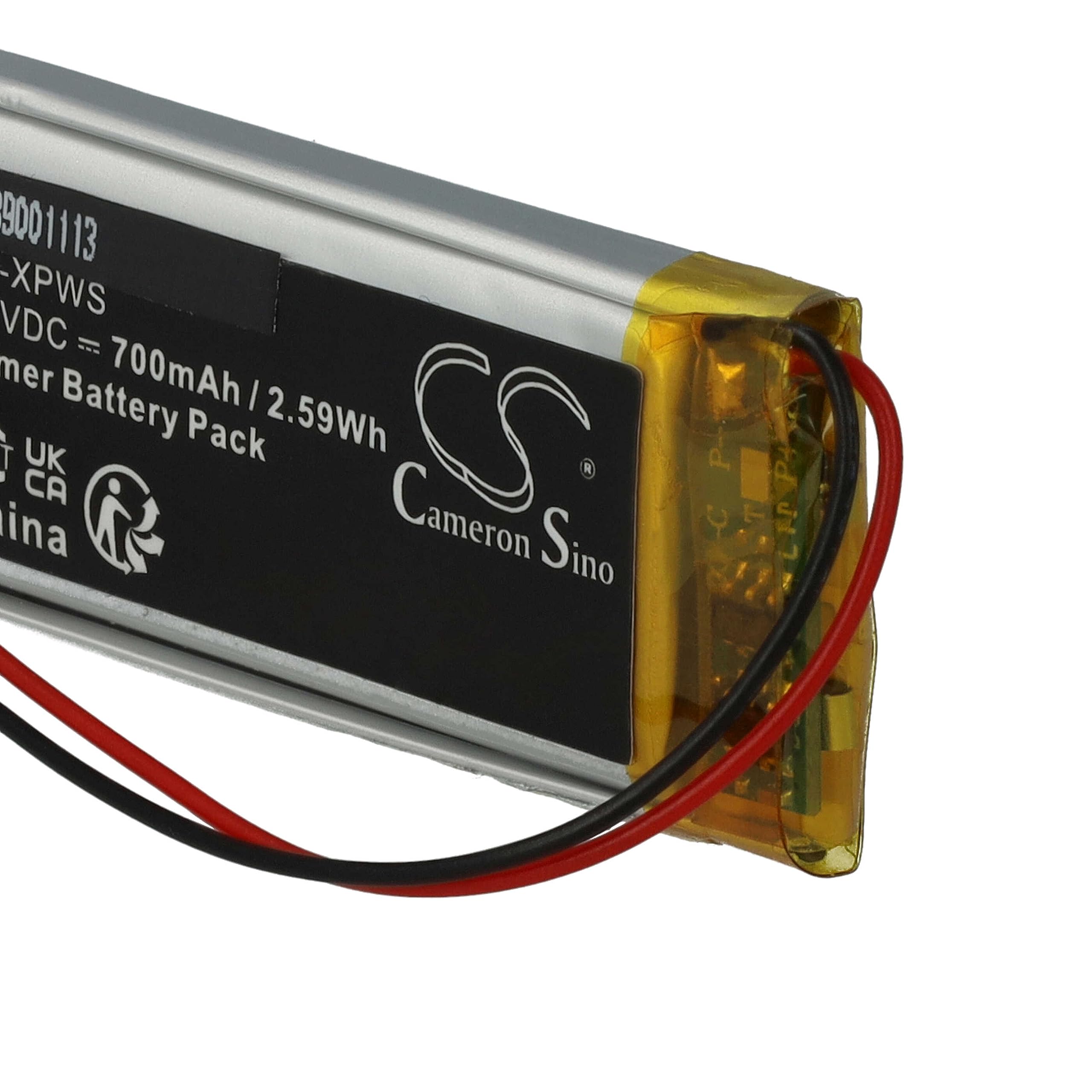 vhbw Batterie XP Deus WS1 WS2 WS3 WS4 WS5 détecteur de métaux 700mAh 3,7V Li-polymère