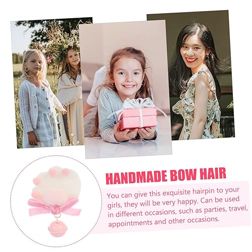 Miniatura 9 de FRCOLOR Preciosa horquilla de gato con lazo para el pelo para niñas, accesorios Kawaii para cosplay, fiestas de cumpleaños y festivales, diseño