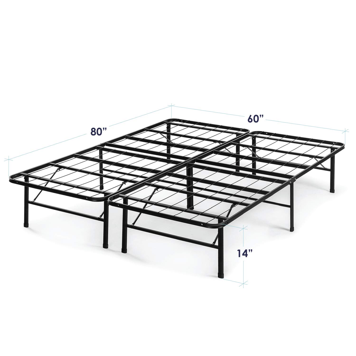 Best Price Mattress New Innovated Box Spring Metal Bed Frame, Queen