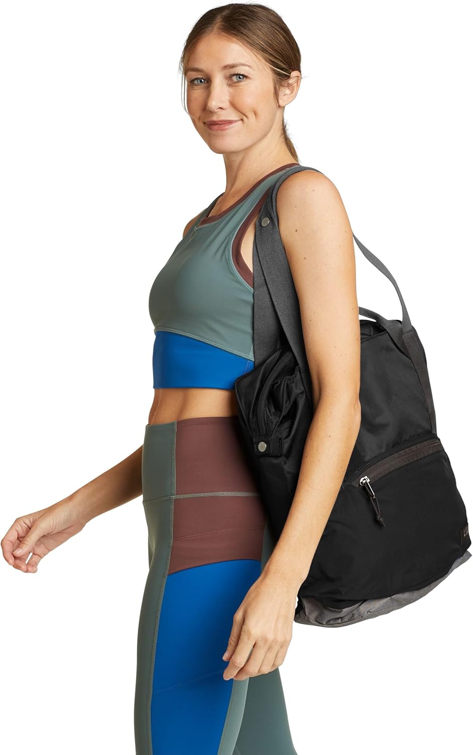 Eddie Bauer Skylar Tote Bag | EDC | Work | Travel | Laptop Sleeve | Mesh Pockets | Convertible | Top Handle | 25L