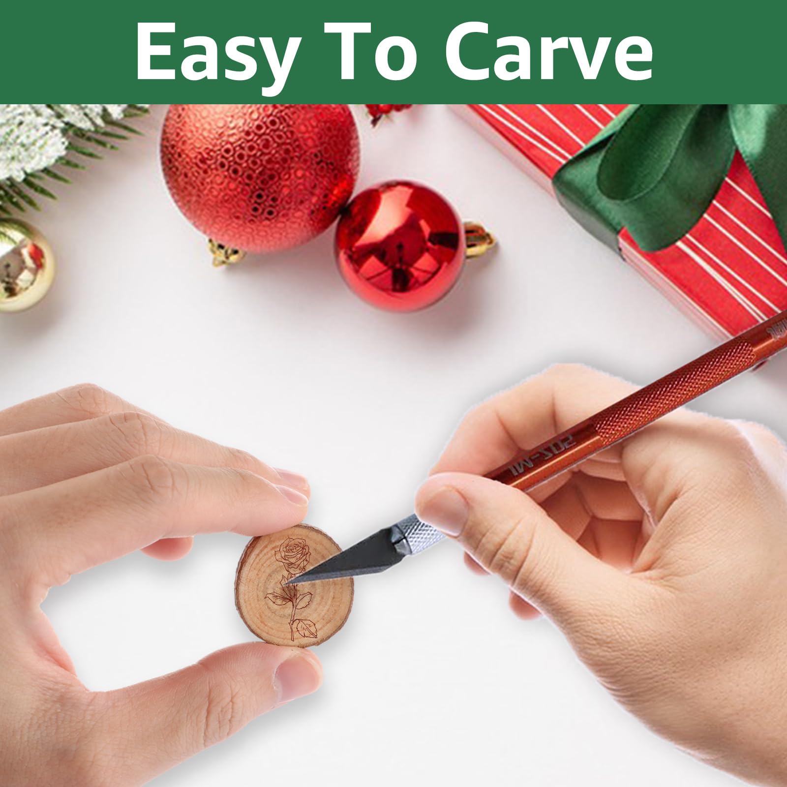 300 Dischi Di Legno Da 15 Mm Per Fai Da Te - Piastrine In Legno Naturale Con Sacchetto Di Stoffa - Ideali Per Decorazioni E Scrapbooking