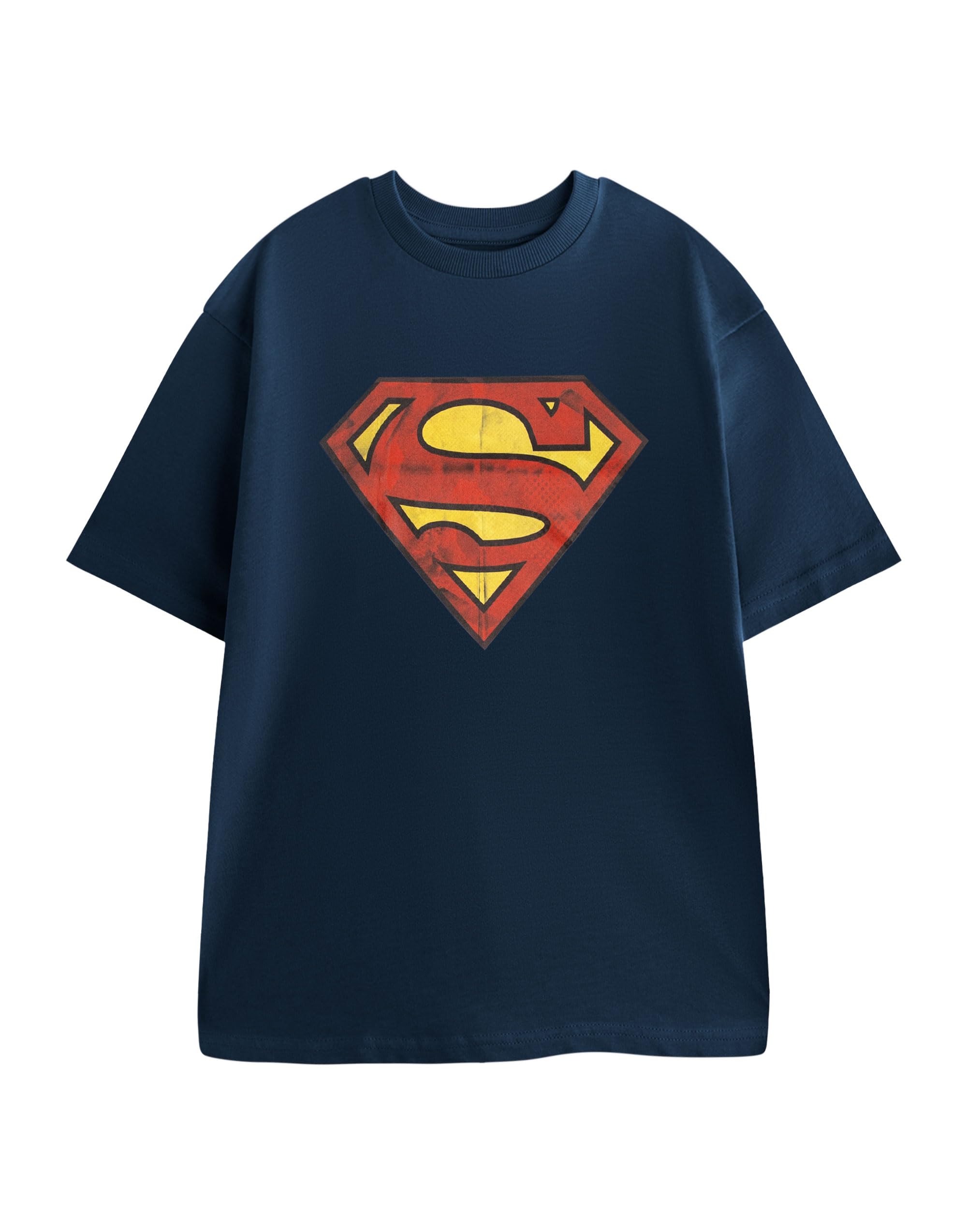 Vanilla Underground Dc Comics Superman Mens Blue Classic Logo Short Sleeved T-Shirt (Xxx-Large) from B&Q