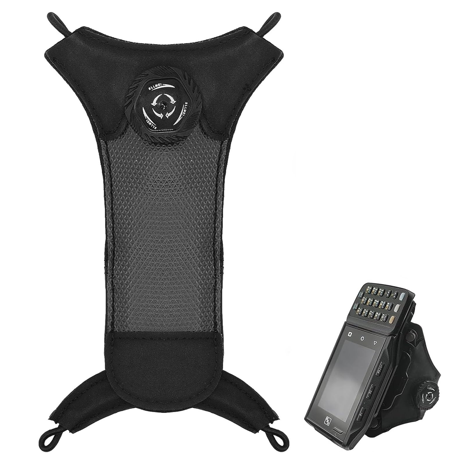 Wrist Strap for Zebra WT6000 WT60B0 Handheld Barcord Computer Scanner, Wrist Band Support Scanner PDA Holder,Thin and Light Wrist Mount Strap,Breathable,Black (P/N:SG-NGWT-WSTPST-01)