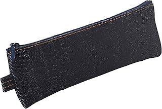 【日本製】丈夫で長持ち8号帆布・スリム型［国産帆布スリムペンケース］HNP-SPN (デニム)