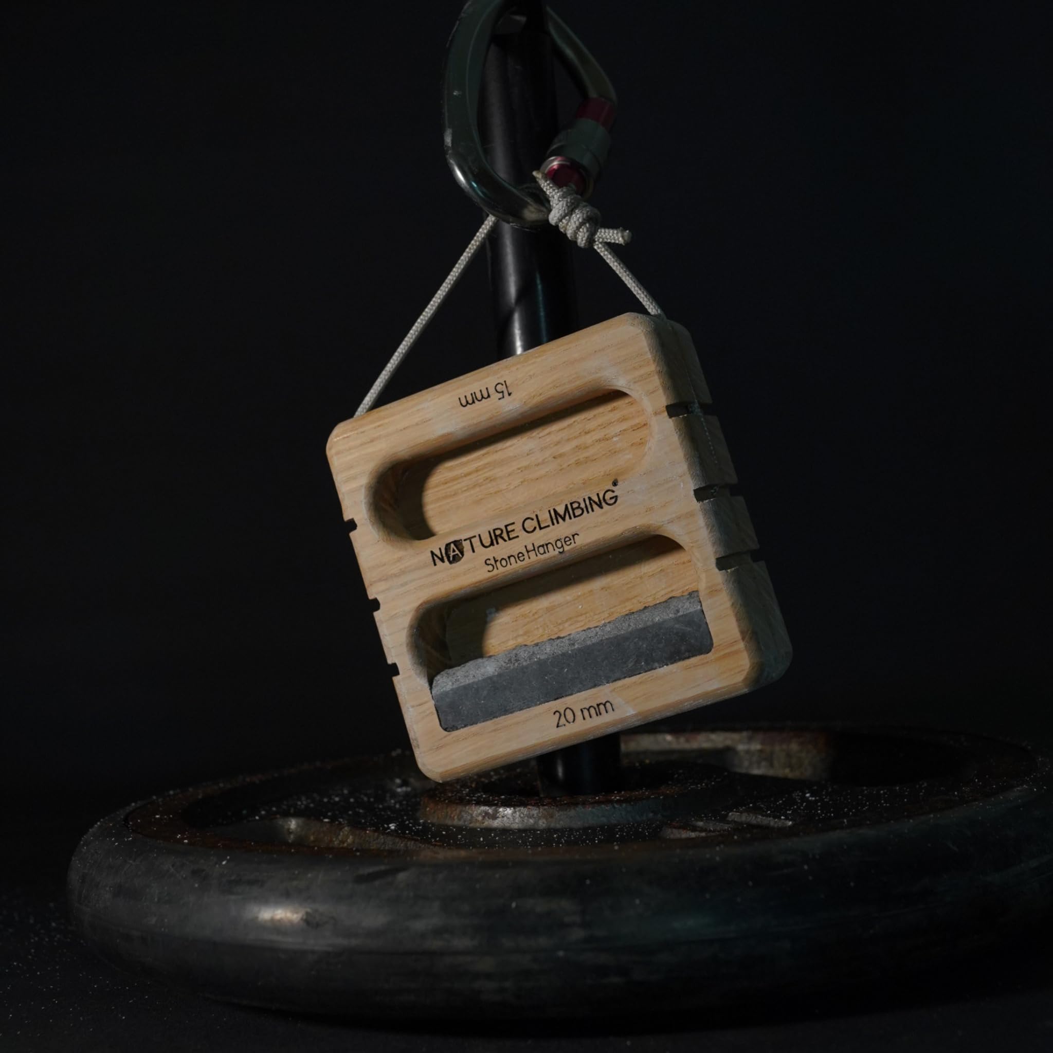 Nature Climbing | Stone Hanger | Hangboard | Granite | - High Performance | compact hangboard, Portable hangboard | - Nachhaltig & Handgemacht
