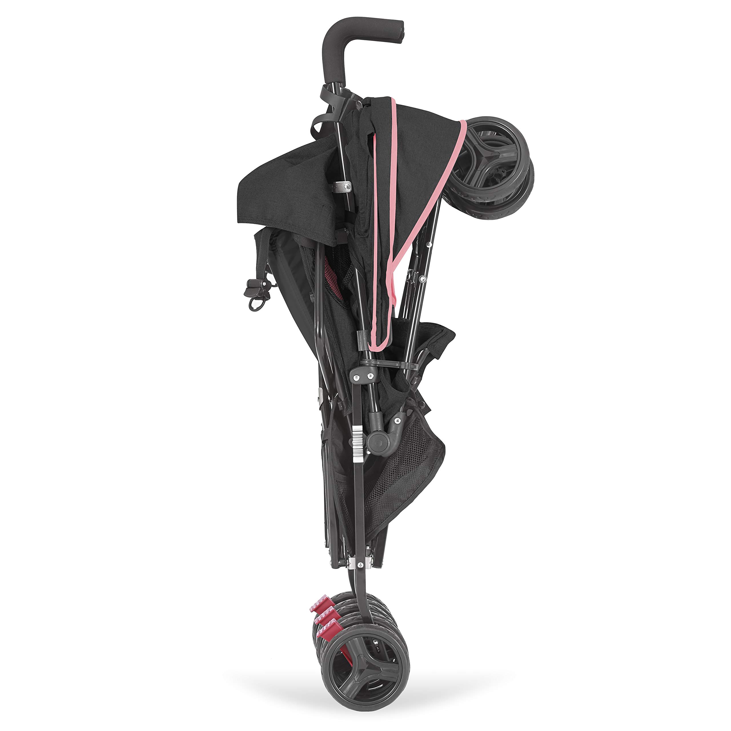 Dream On Me, Volgo Twin Umbrella Stroller, Pink (446-PNK), 24 pounds