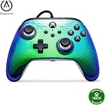 PowerA Advantage Wired Controller for Xbox Series X|S - Raptor Chrome, gamepad, wired video game controller, gaming controller, USB-C, Works with Xbox One, Officially Licensed