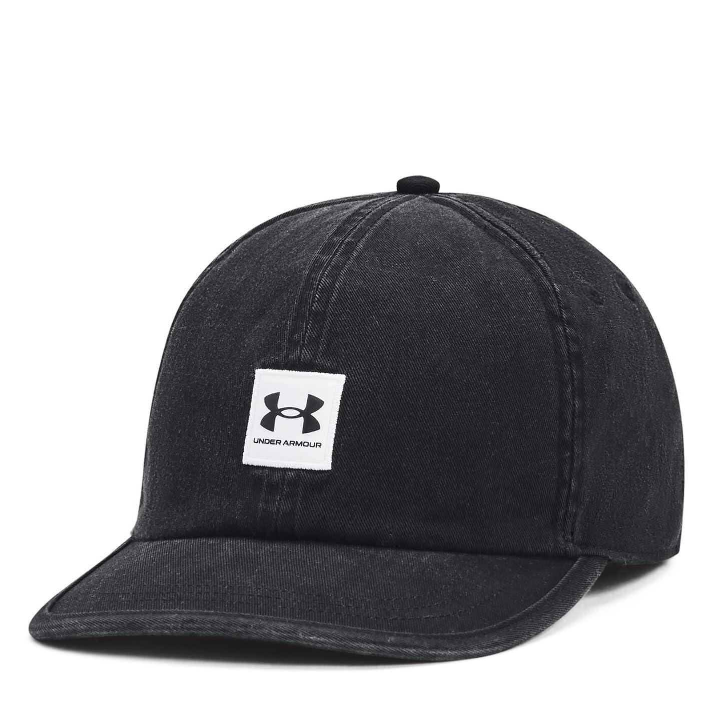 Under Armour Mens Branded Snapback Golf Cap Black/White Mens