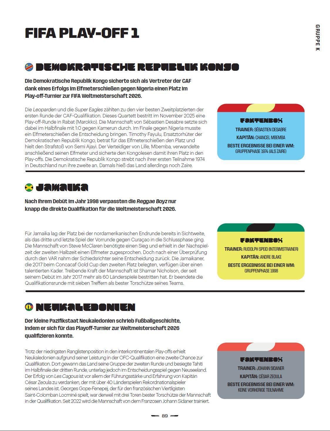 FIFA Fußball-Weltmeisterschaft 2026 - Das offizielle Buch: Spielerporträts, detaillierte Teamanalysen, Actionfotos, zentrale Statistiken, Spielorte und Stadien, Turnierübersicht - 5