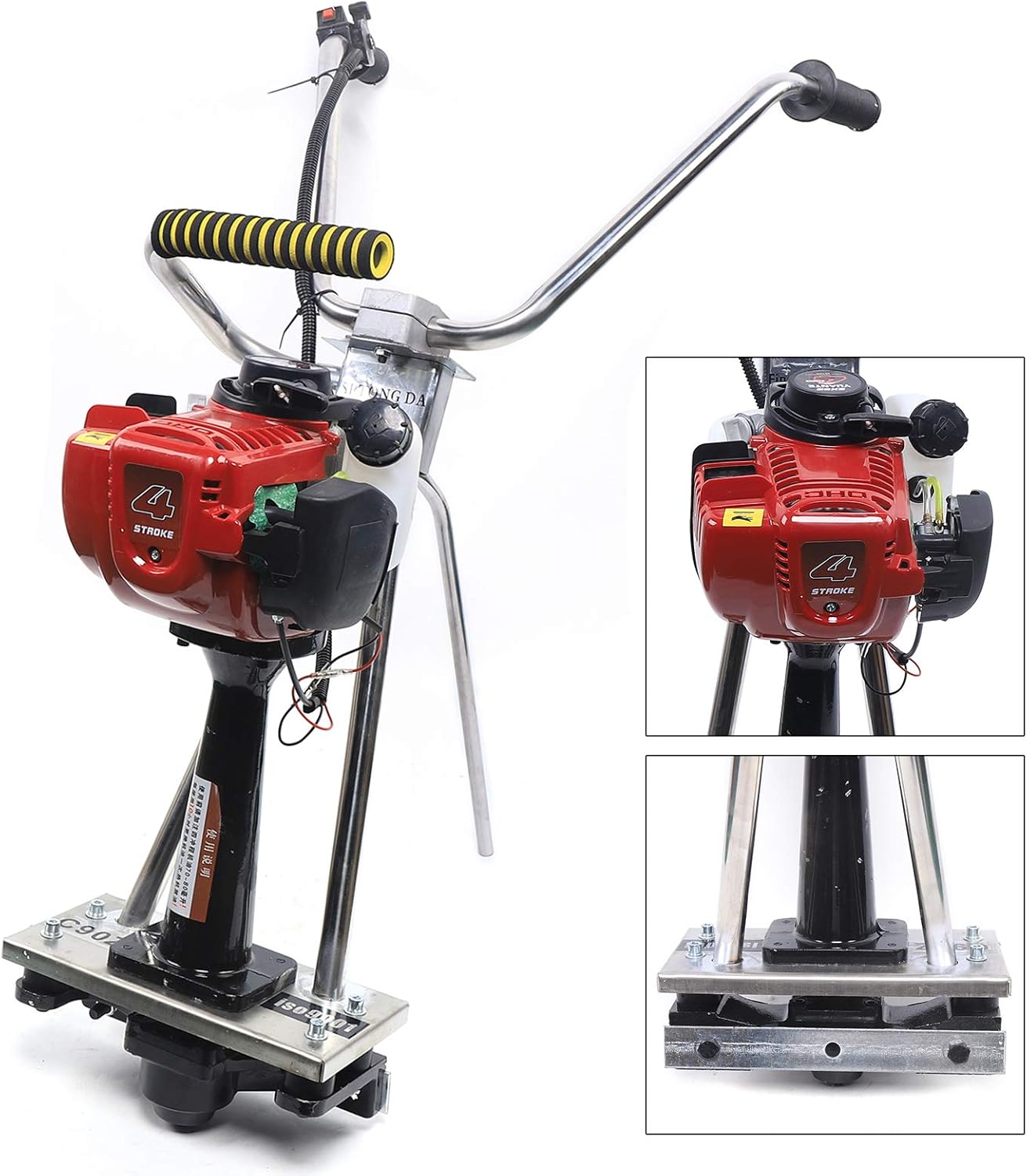 LiFuJunDong 900W Concrete Vibrating MachineAll Stainless Steel 4 Stroke