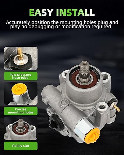 Miniatura 751 de SCITOO Bomba de dirección asistida compatible para 2005 para Saab 9-2X 2.0L, 2006 para Saab 9-2X 2.5L, 2004-2005 para Subaru Impreza 2.0L, 21-5396