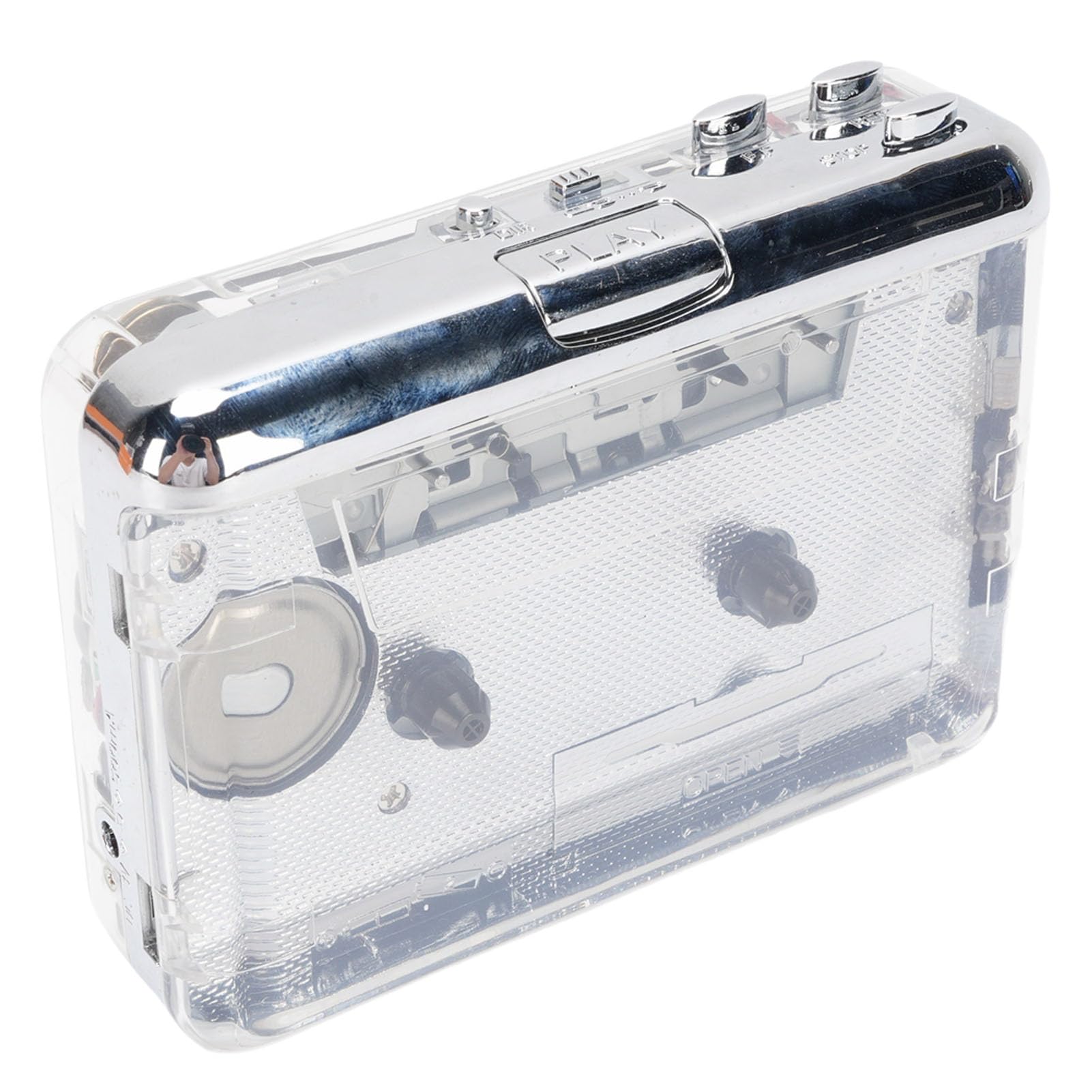 Topiky Cassetta Cassette Cassette su MP3 Converter, USB Cassette Tape Player Cattura Musica Audio MP3, Auto Reverse e Clear Stereo Cassette Tape Player, Audio Cassette a Digital