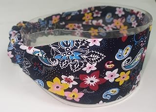 طوق رأس للشعر مصنوع يدويًا من القطن، طوق شعر من مريم-أشرف، 1000126، متعدد الألوان