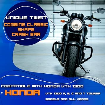 Mustache Engine Guard for Honda VTX Models(Black)