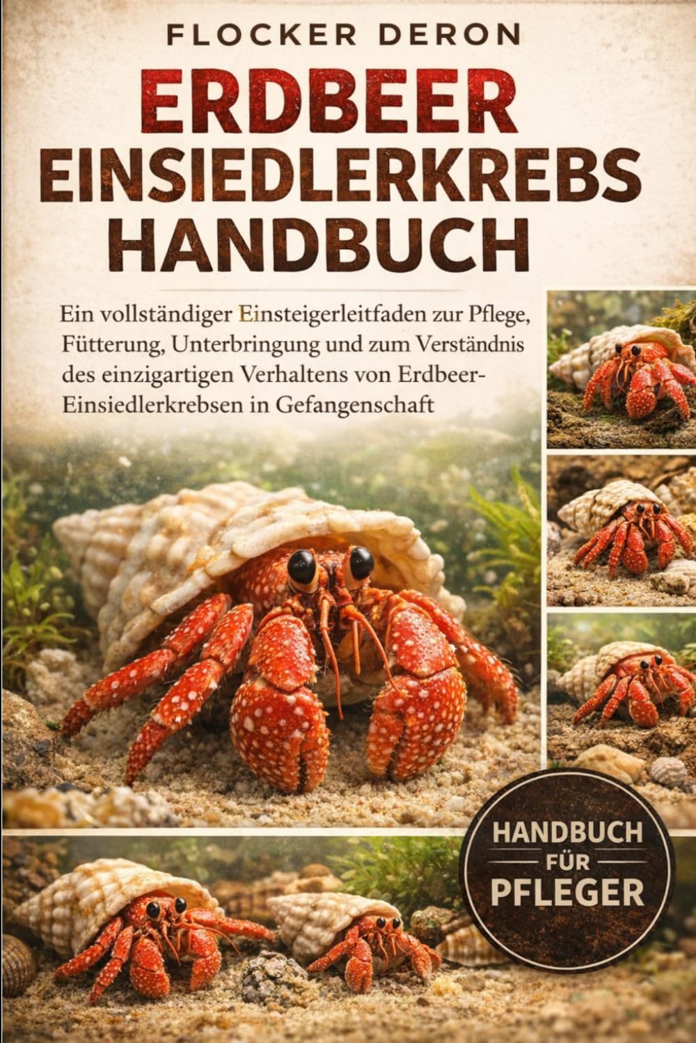 ERDBEER-EINSIEDLERKREBS-HANDBUCH: Ein vollständiger Einsteigerleitfaden zur Pflege, Fütterung, Unterbringung und zum Verständnis des einzigartigen ... Erdbeer-Einsiedlerkrebsen in Gefangenschaft