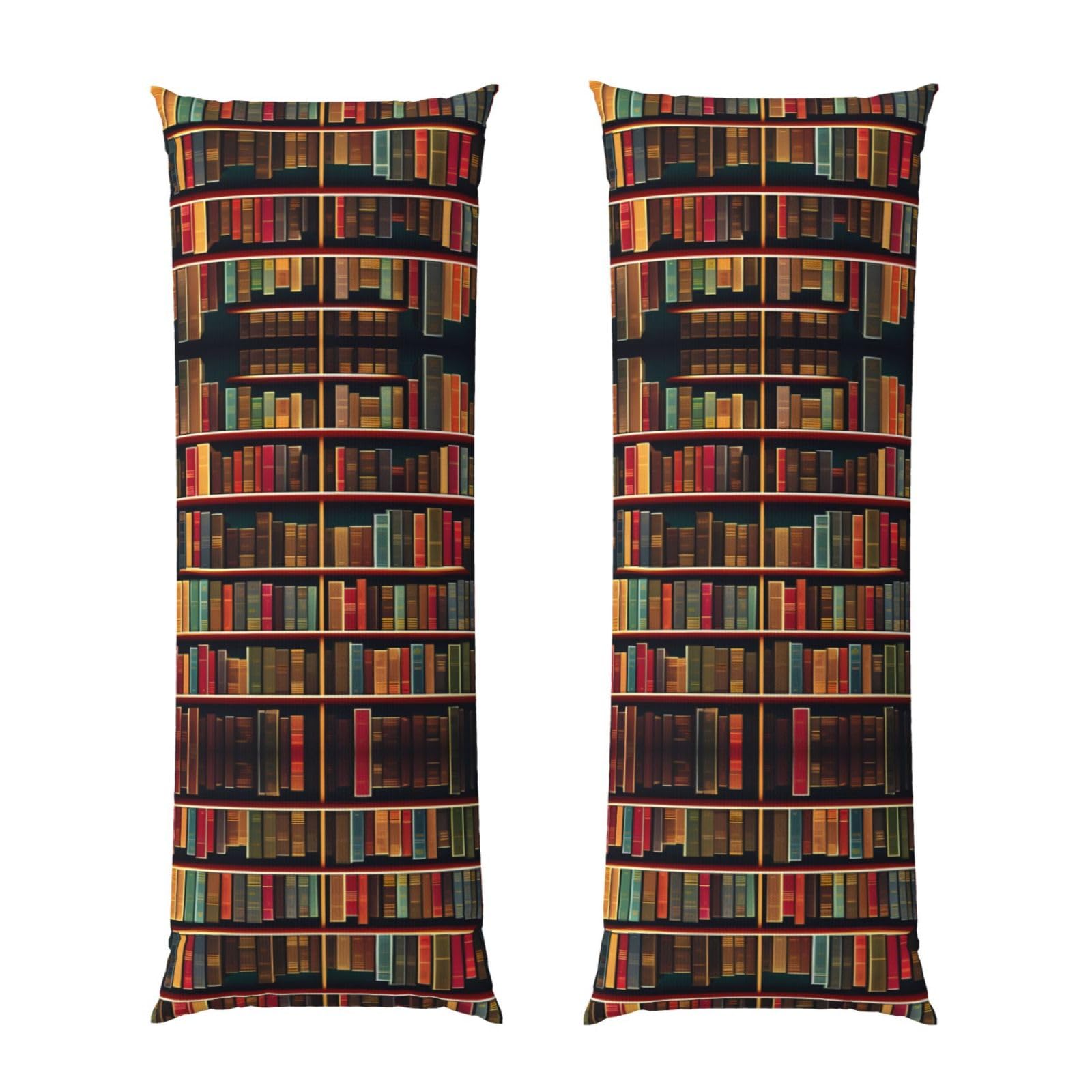 Taie d'oreiller body pillow bibliothèque imprimée ultra doux