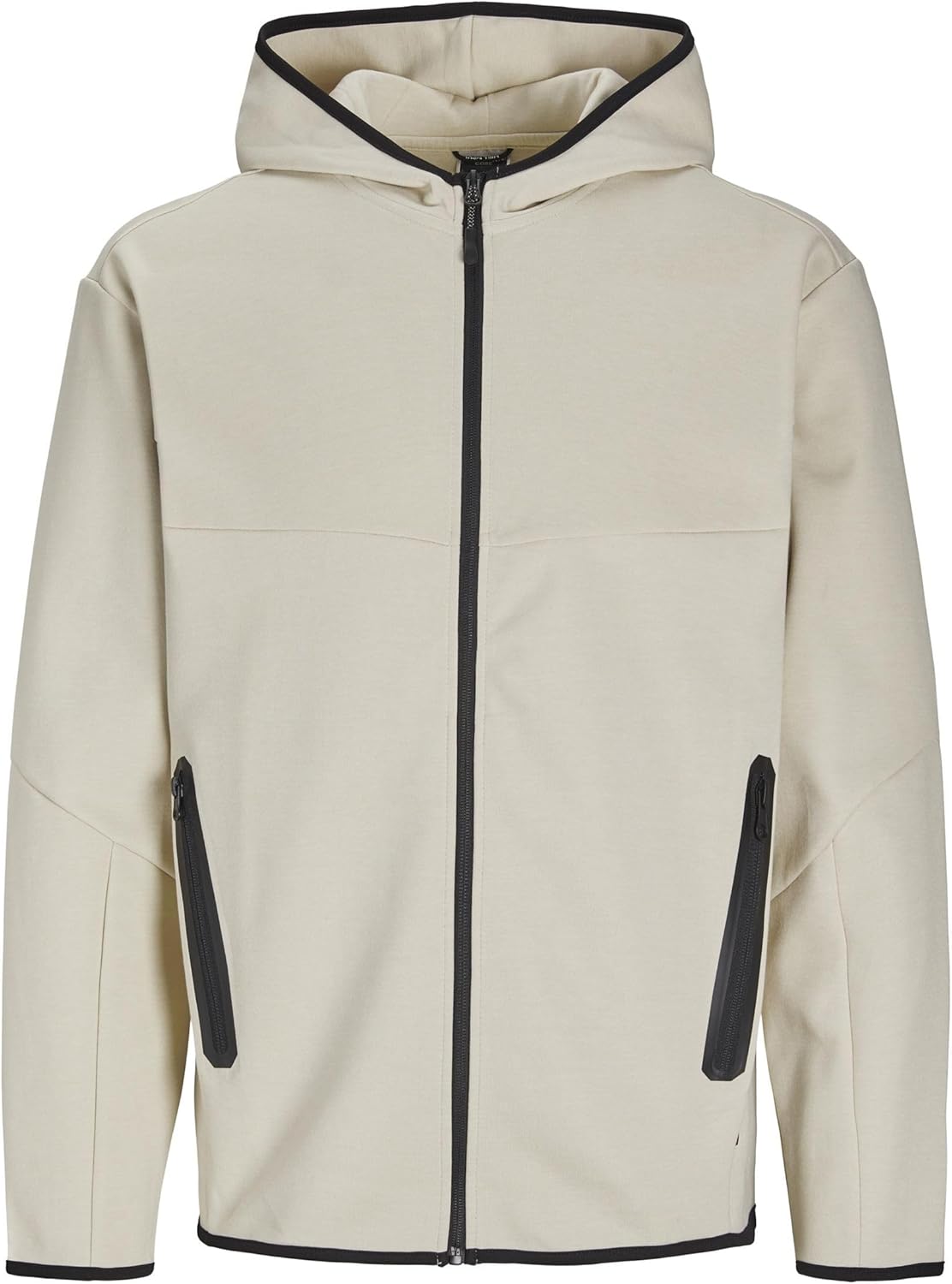 JACK & JONES Heren Jjfinny Sweat Hood, maanbeam, XL