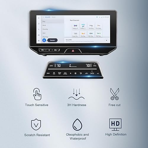 Miniatura 2 de BIBIBO 4 protectores de pantalla Venza 2024 para Toyota Venza 2023 2024 (XLELimited Nightshade Edition), pantalla de navegación de 12.3 pulgadas y