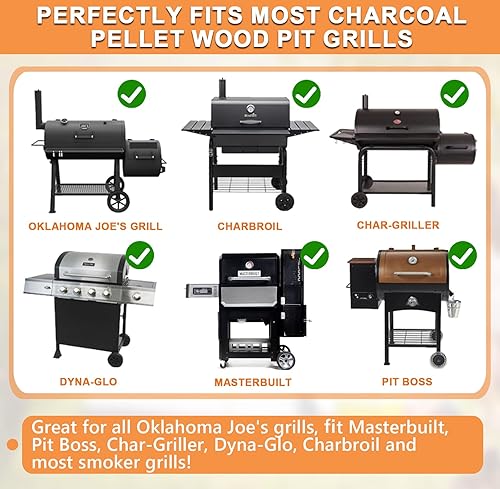 Miniatura 2 de Medidor de termómetro para ahumador de 3 1/8 pulgadas para termómetro Masterbuild, todos los accesorios para fumadores de Oklahoma Joe,