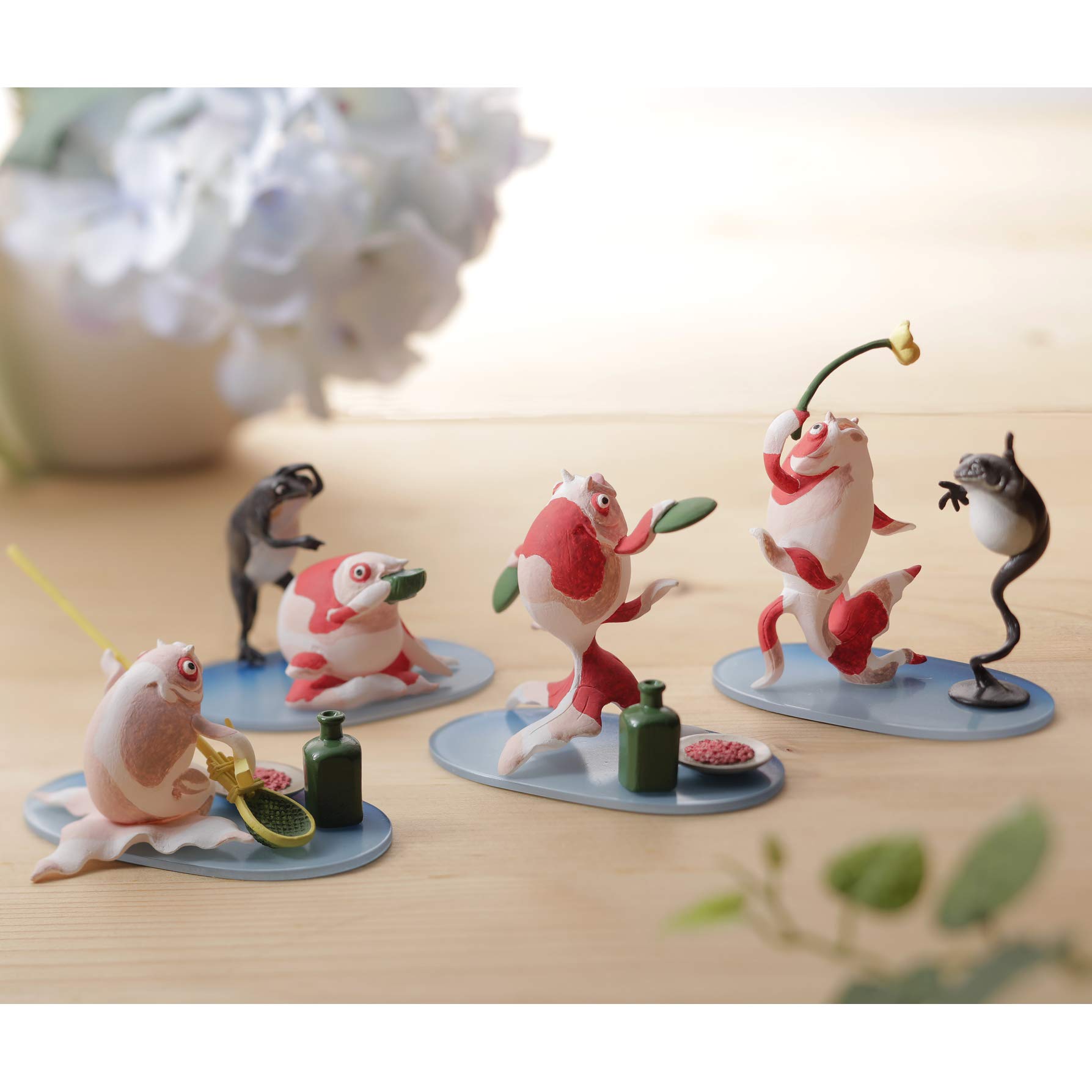 Amazon | 海洋堂 miniQ歌川国芳の金魚づくし『酒のざしき』 1BOX(6個入