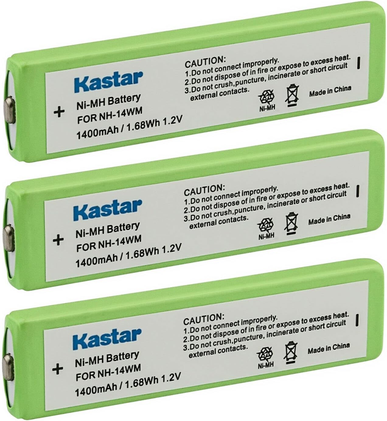 Kastar 6-Pack 7/5F6 1.2V Ni-MH Battery Replacement for Sharp AD-N55BT ADN55BT MD-MT190 MD-MT190H UBATM0006AWSA MD-MT877 MD-MT180 PORTABLER Mini-DISC Recorder Portable CD/MD/MP3 Gumstick Battery