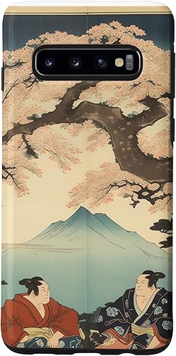 Galaxy S10 Ringmaster's Dance Sumo Amidst Blossoms Majestic Display Case