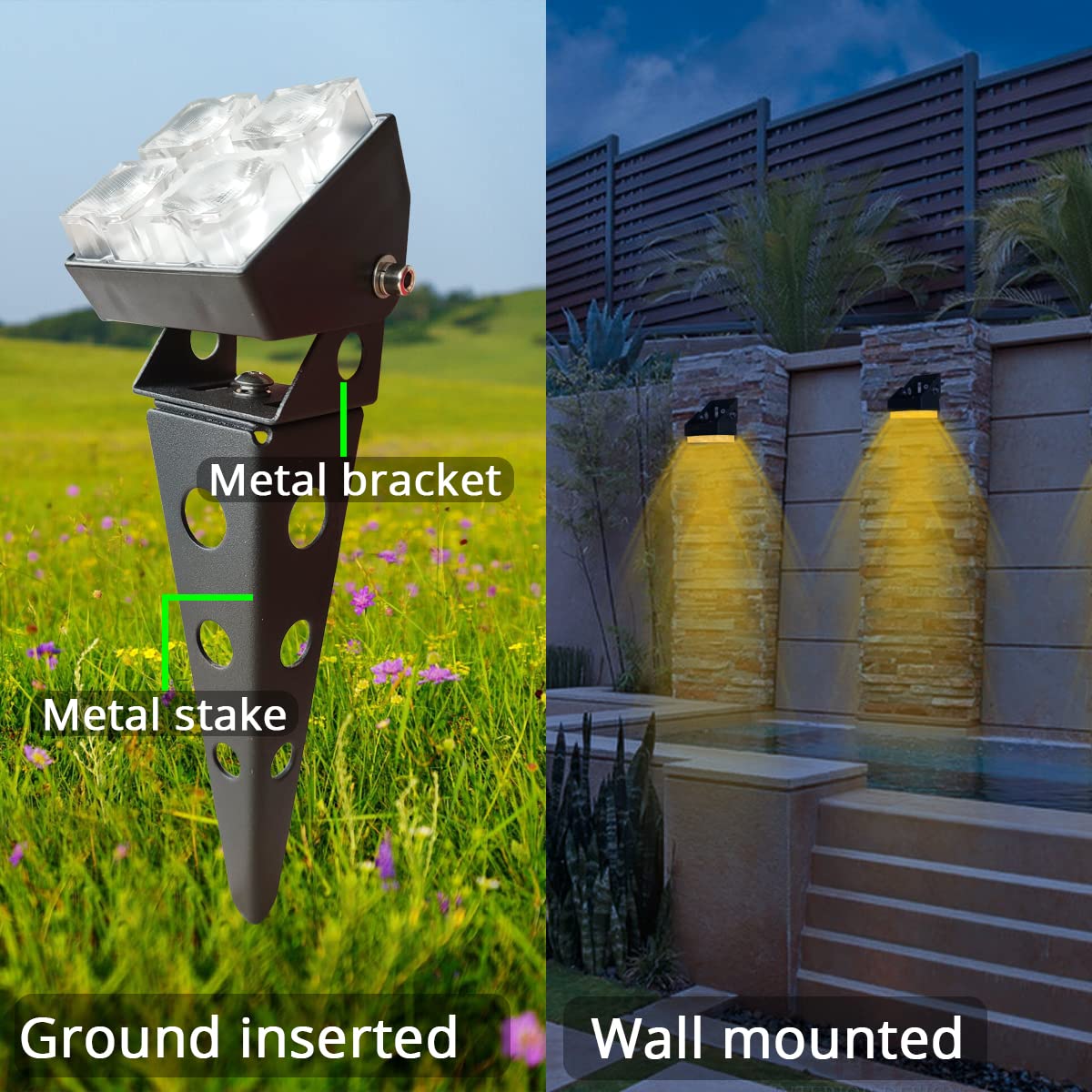 Reflector Solar 1,5W LED Exterior Blanco Frío Macroled ASP 1.5W IP54 CW   Produc